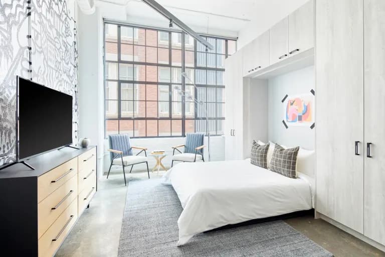 Studio Apartment w/ Mural photo